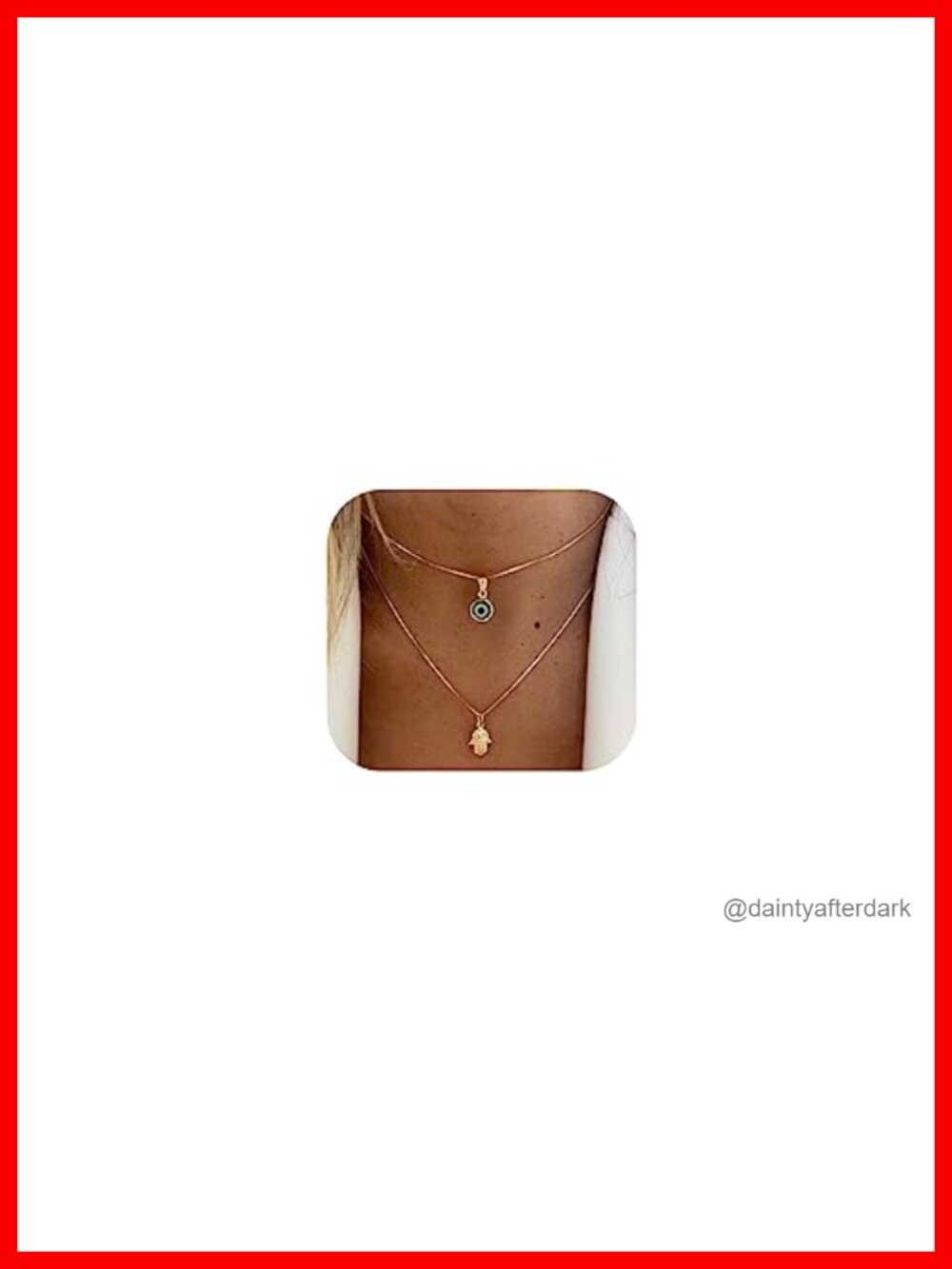 14K Gold Plated Evil Eye Pendant Necklace, Box Chain, Lobster Clasp, 18",